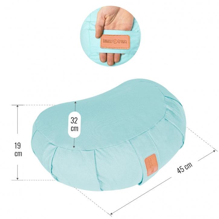 Yoga Half Moon Cushion in Different Colours