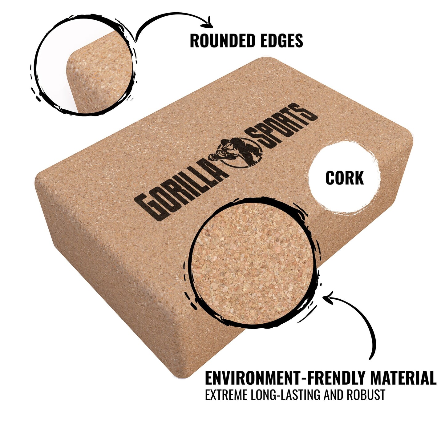 Yoga Block Cork