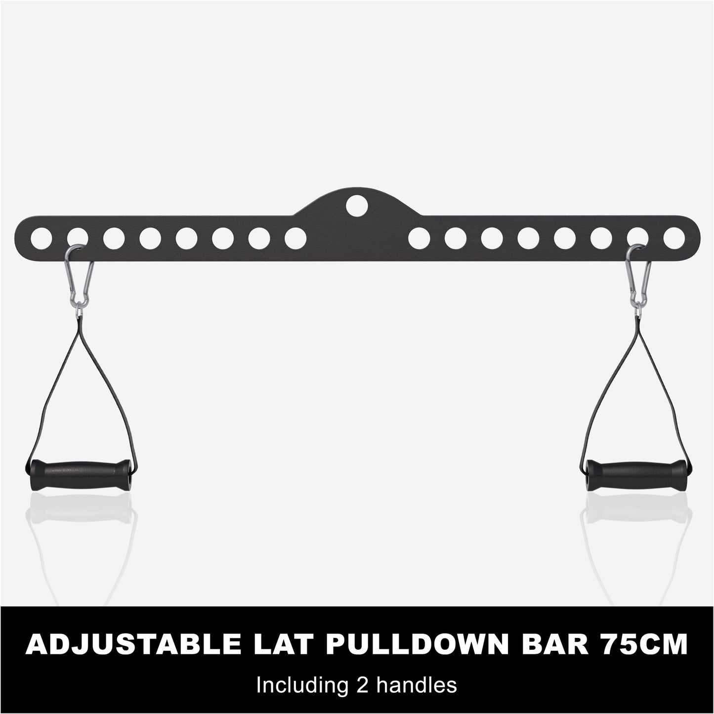 Multihook Bar with 2 Individual Handles in Different Lengths