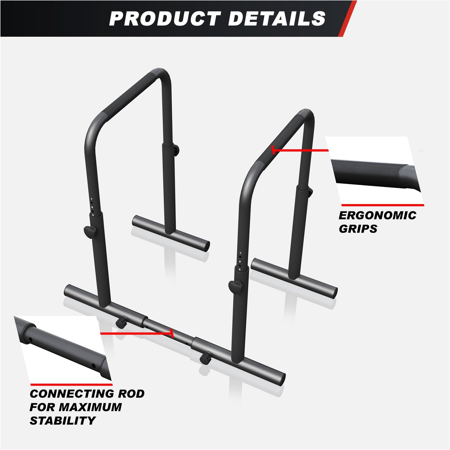 Dip Bars Adjustable