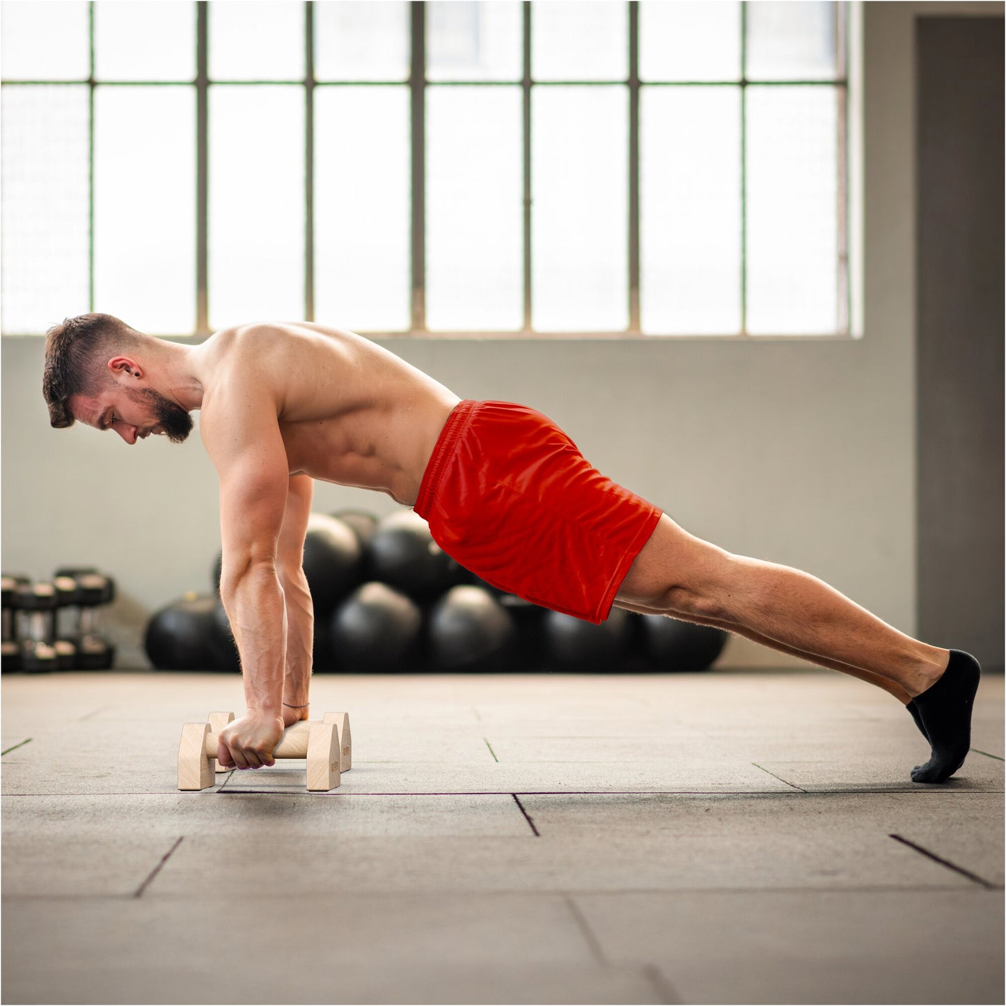 Push-Up Bars, Wood