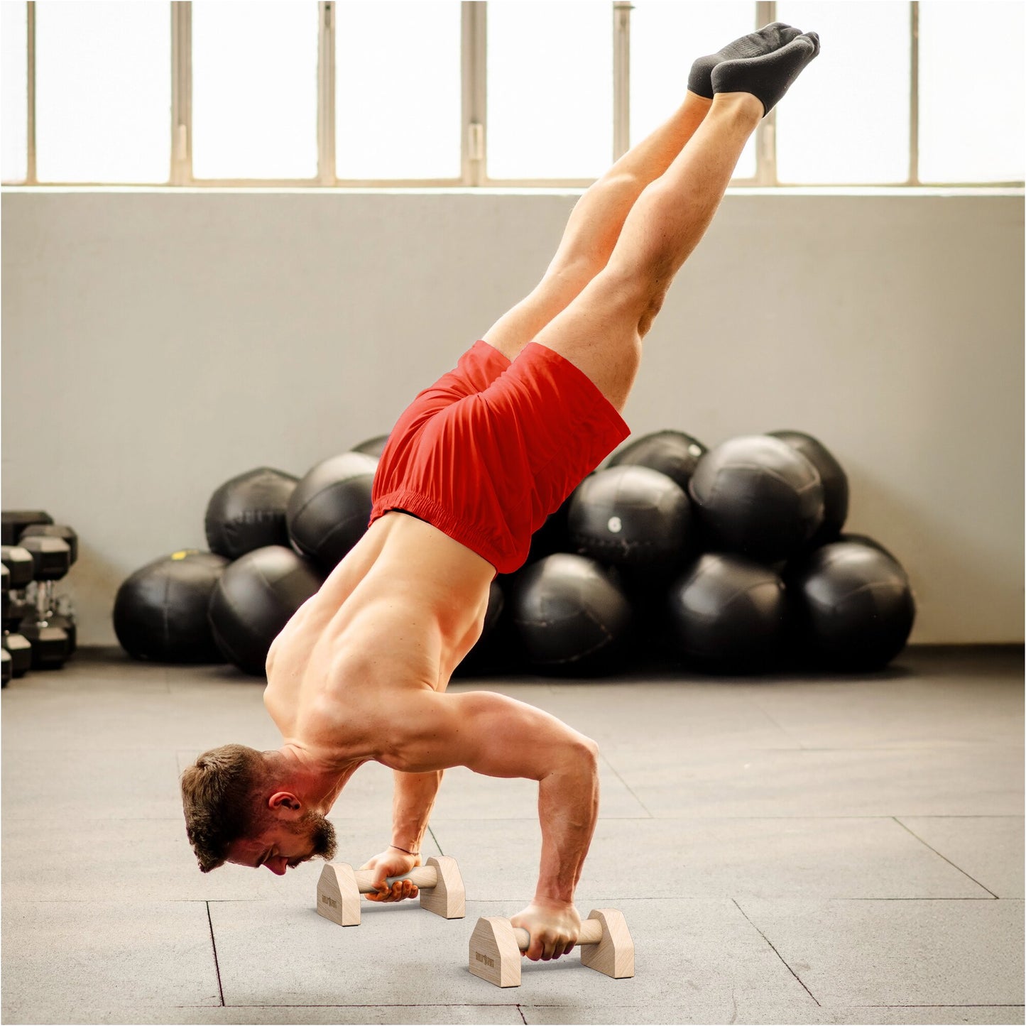 Push-Up Bars, Wood