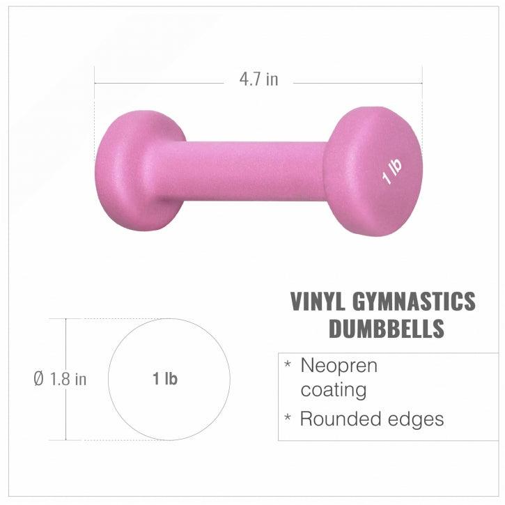 Neoprene Dumbbells (Set 2 x 1 - 8 lb)