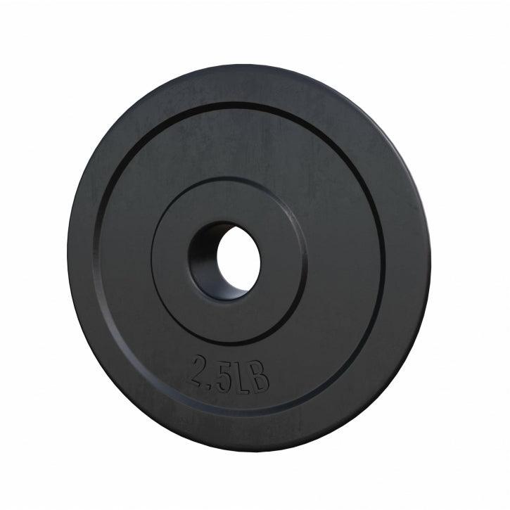 Plastic Weight Plate 2.5 - 35 lb, 25 mm