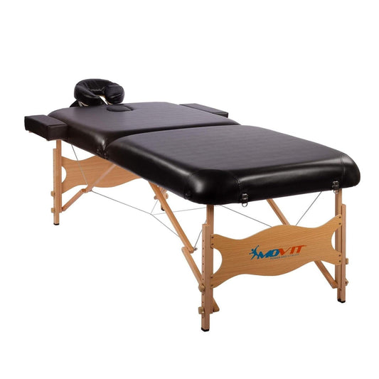 Massage Table Black/White