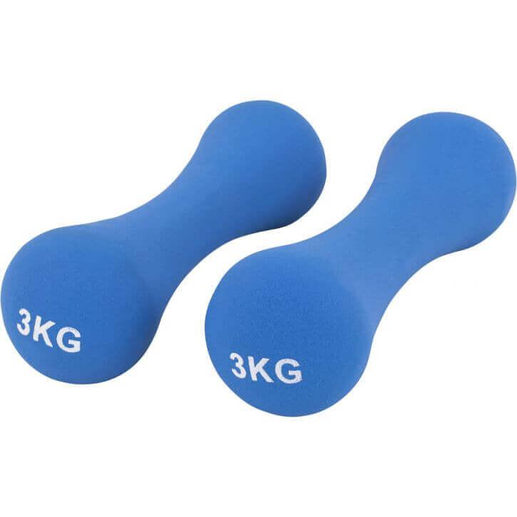 Neoprene Dumbbell Set 12 kg with Stand