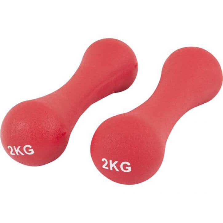 Neoprene Dumbbell Set 12 kg with Stand