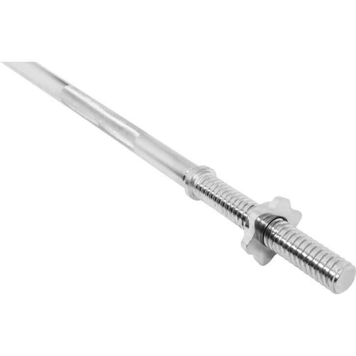 Chrome Barbell Bar 170 cm with Star Collars