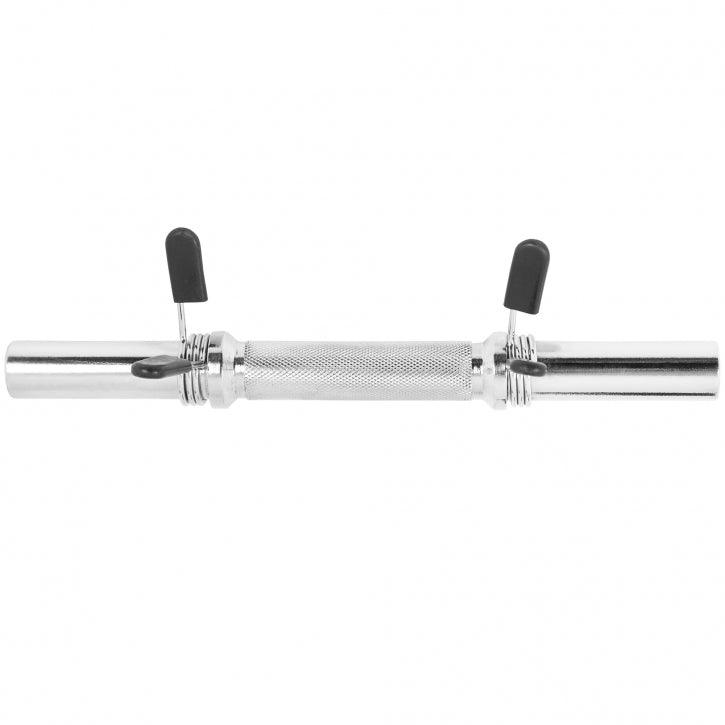 Dumbbell Bars 35 cm with Spring Collars (Set of 2), 30 mm