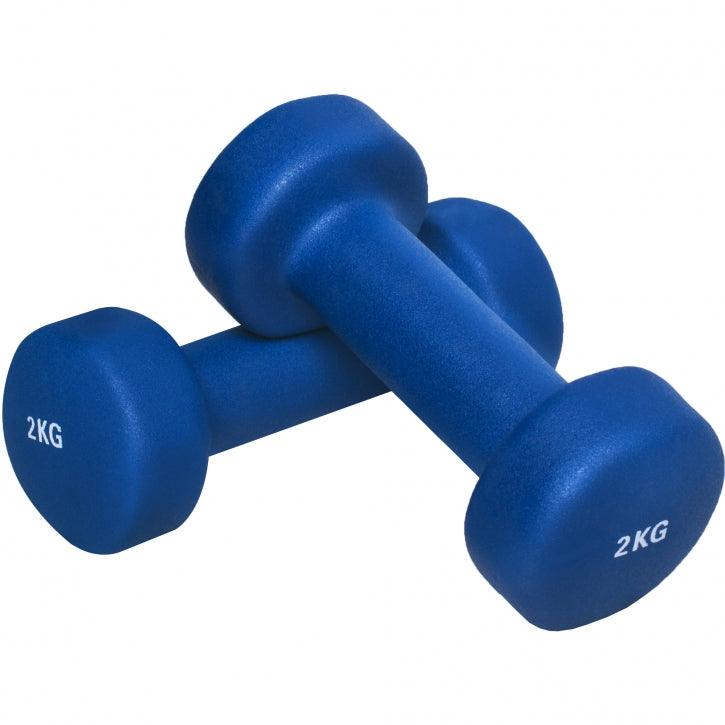Gymnastic Dumbbell Set with Case - 10 kg