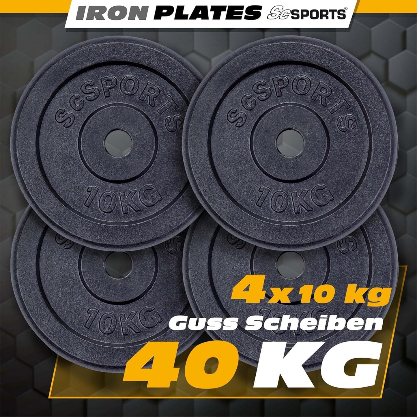 Weight Plates Cast Iron 15–20 kg