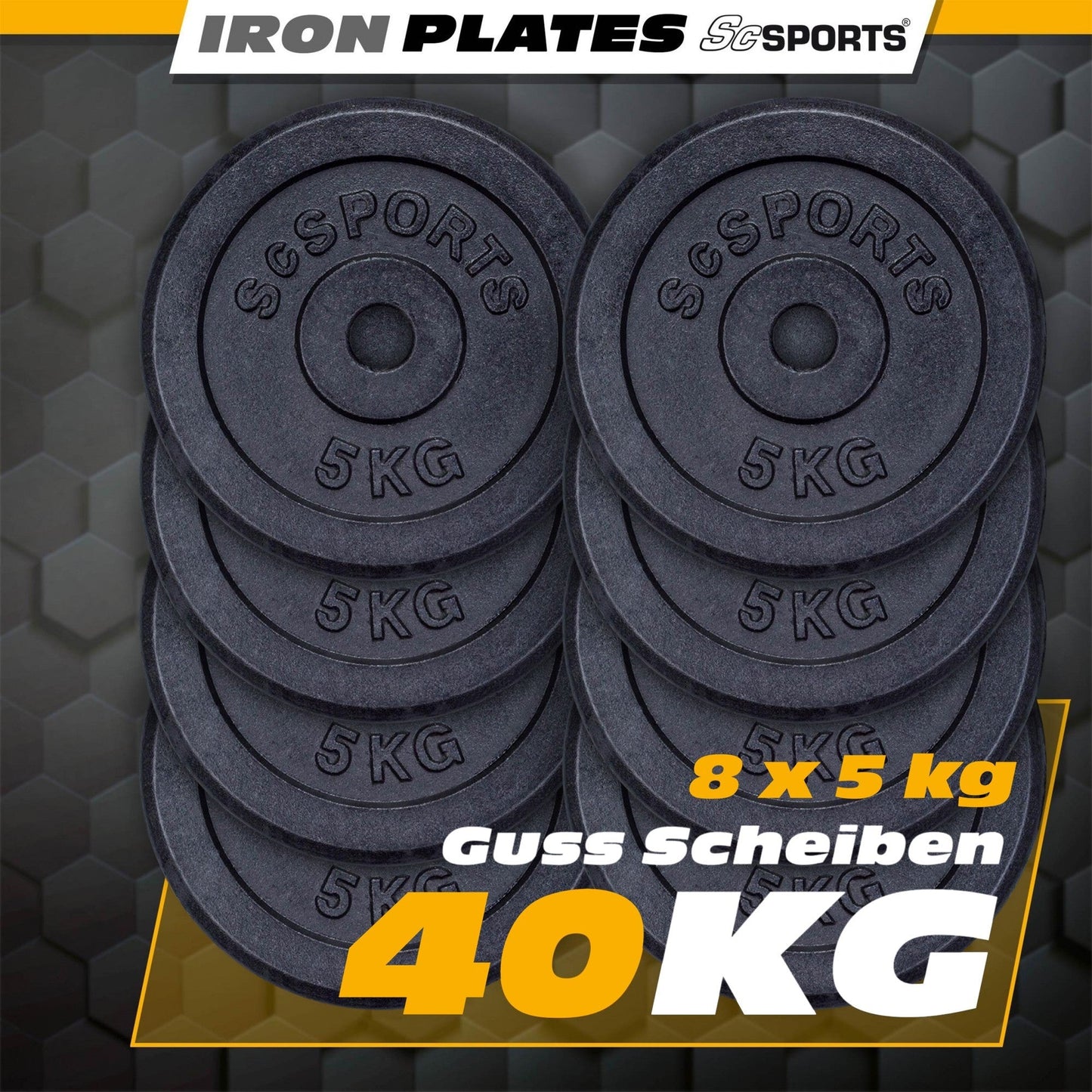 Weight Plates Cast Iron 30/31 mm 10 - 20 kg