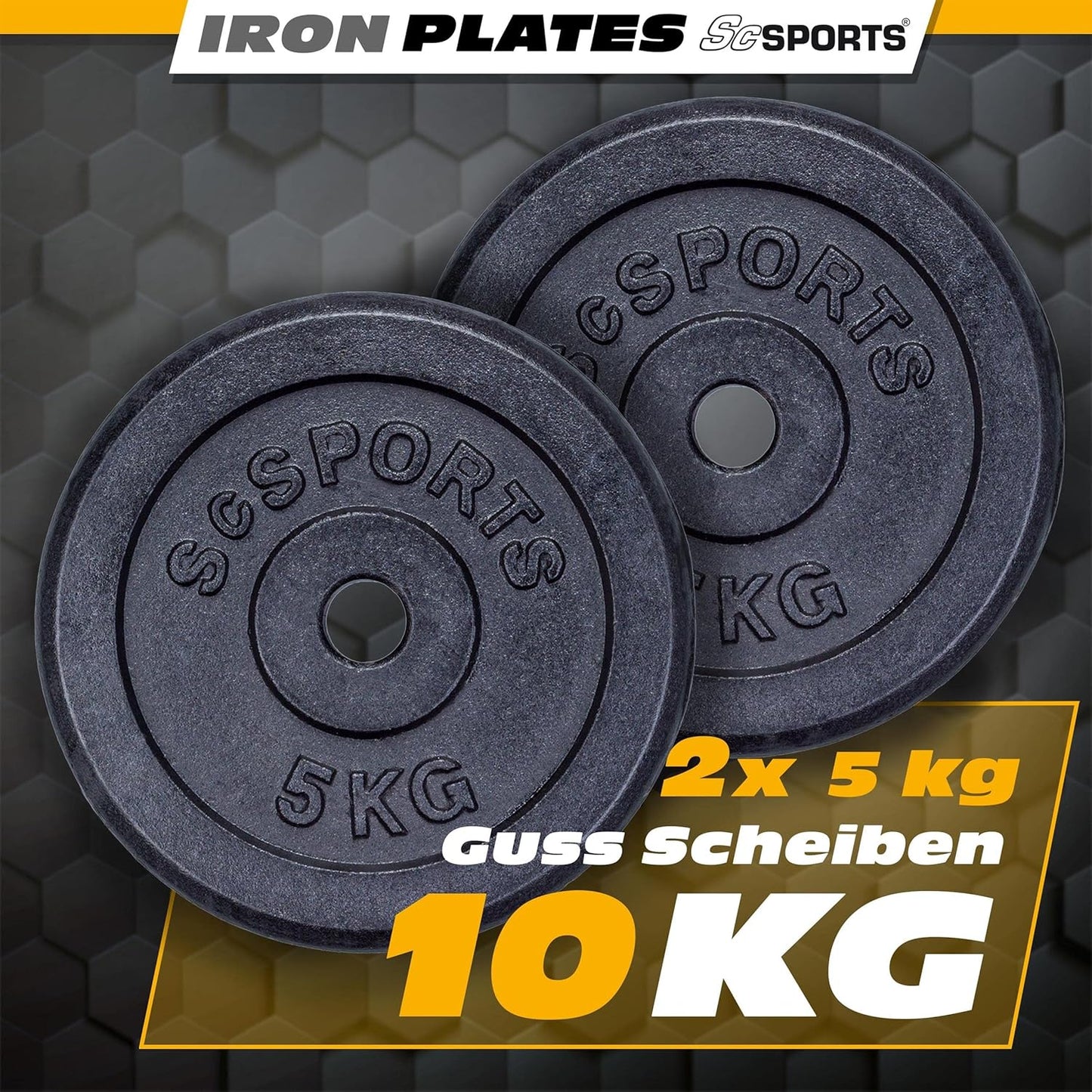 Weight Plates Cast Iron 30/31 mm 10 - 20 kg