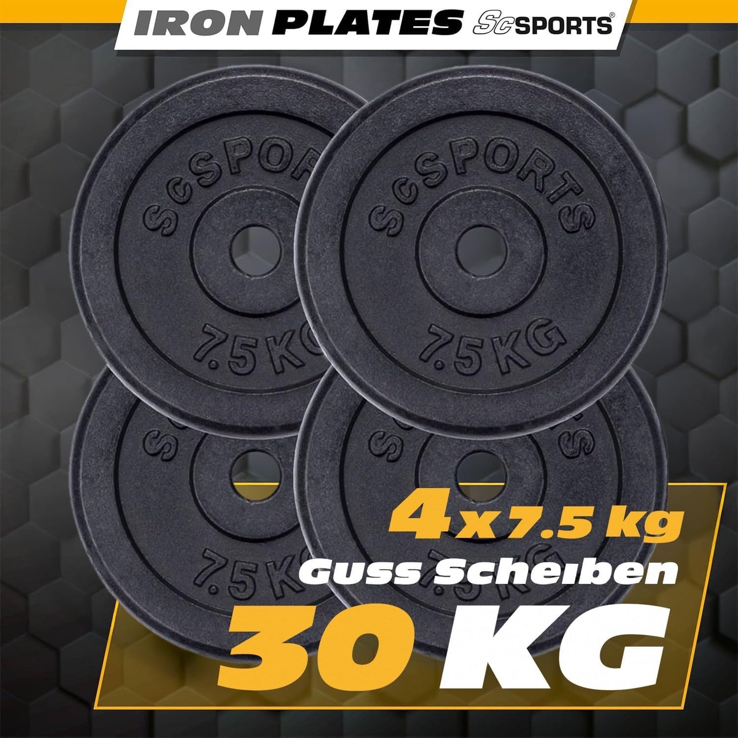 Weight Plates Cast Iron 15–20 kg