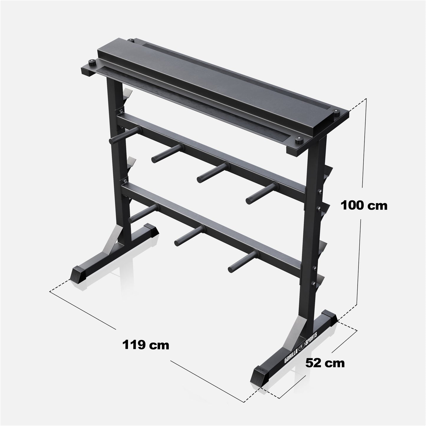 Weight Rack for Barbells, Plates and Dumbbells