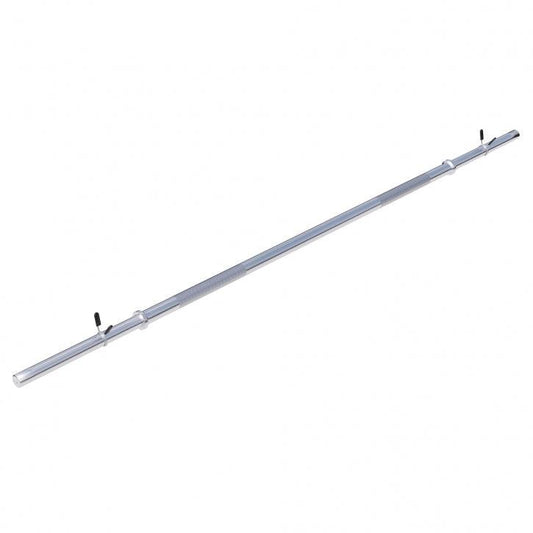 Chrome Barbell Bar 170 cm (5.5 ft) with Spring Collars