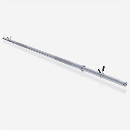 Chrome Barbell Bar 170 cm (5.5 ft) with Spring Collars