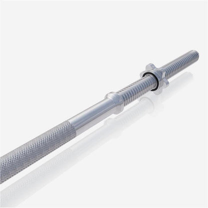 Chrome Barbell Bar 150 cm (4.9 ft) with Star Collars