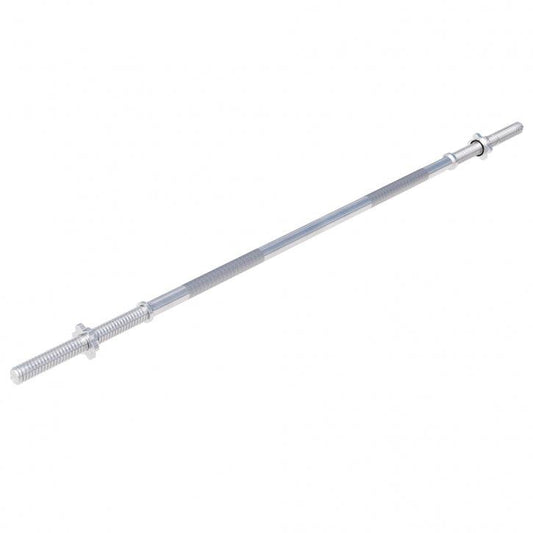 Chrome Barbell Bar 150 cm (4.9 ft) with Star Collars