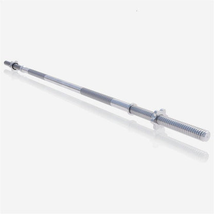 Chrome Barbell Bar 150 cm (4.9 ft) with Star Collars