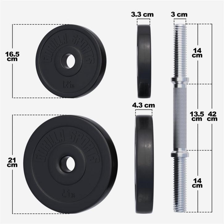 Plastic Dumbbell Set 20 kg