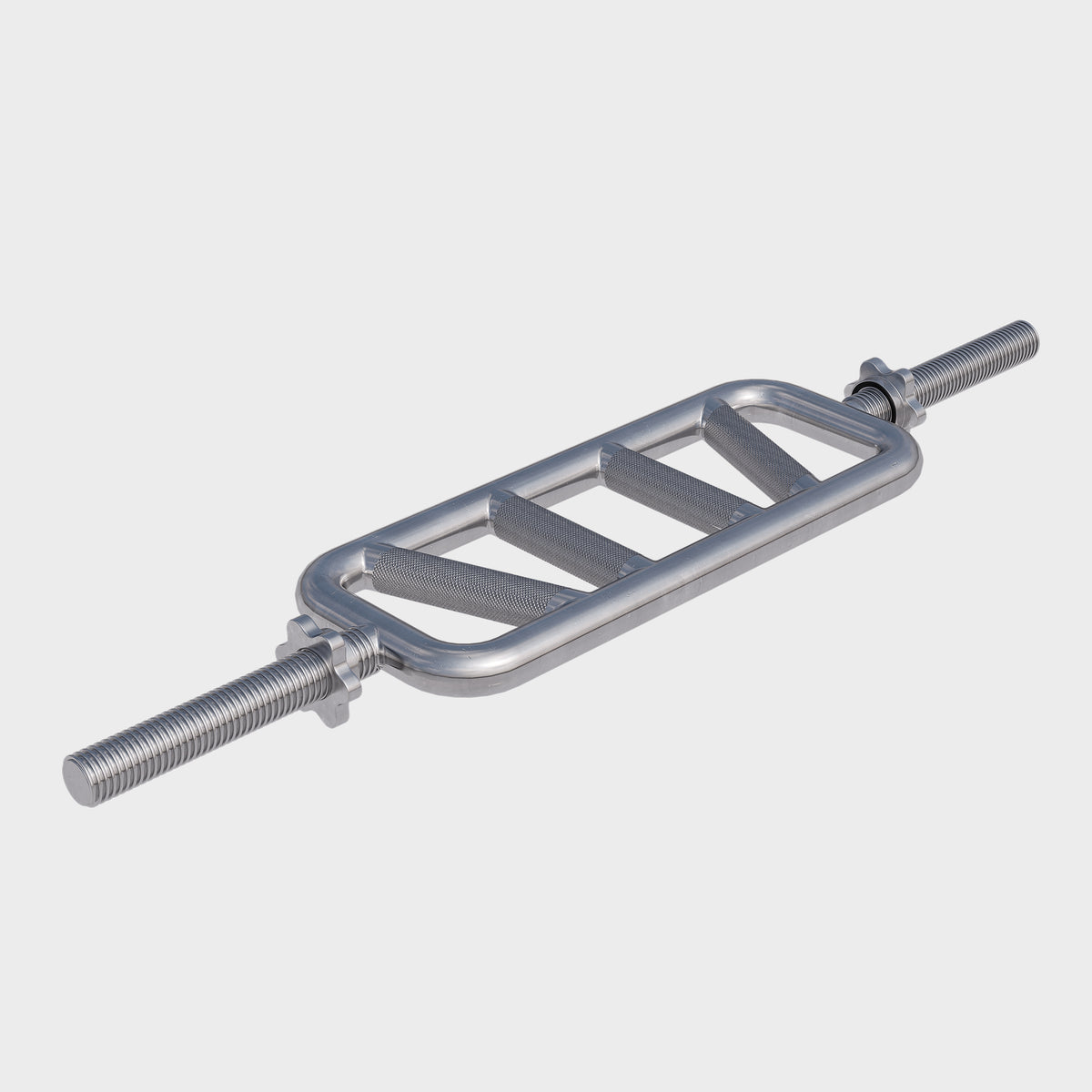 Multi-Grip Triceps Trainer Chrome Bar with Star Collars