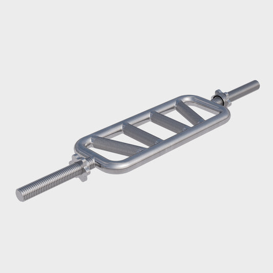 Multi-Grip Triceps Trainer Chrome Bar with Star Collars