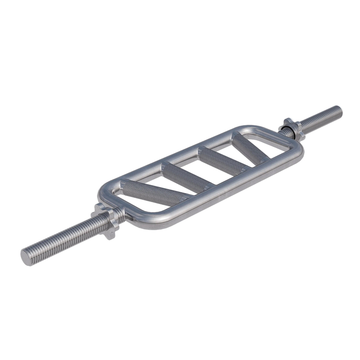 Multi-Grip Triceps Trainer Chrome Bar with Star Collars