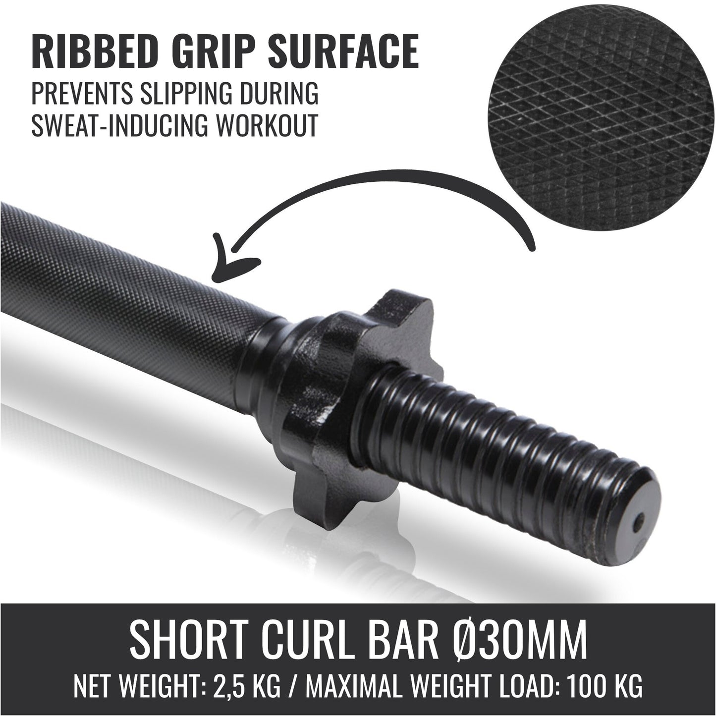 Dumbbell Bars 35/42 cm, Various Sets