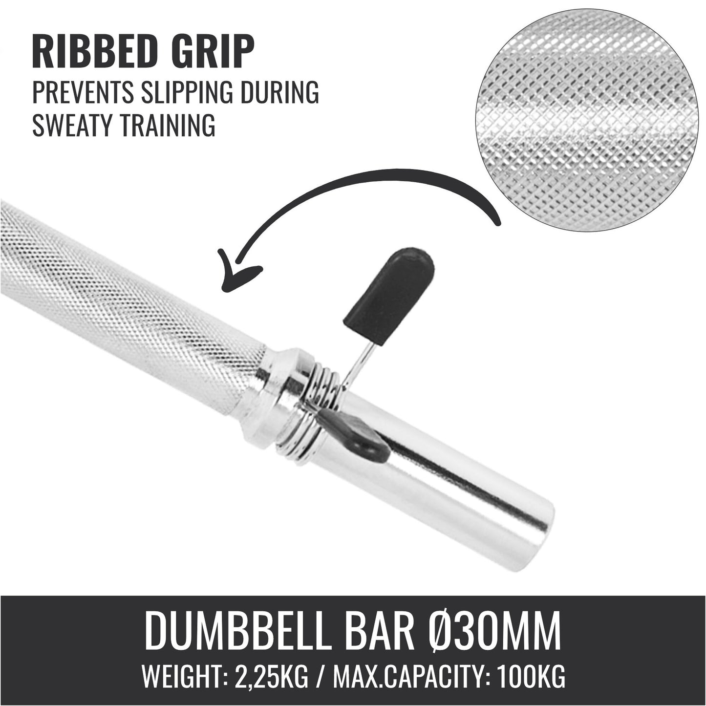 Dumbbell Bars 35/42 cm, Various Sets