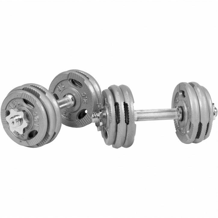 Cast Iron Dumbbell Set 60 lb (4 x 2.5 lb + 8 x 5 lb)
