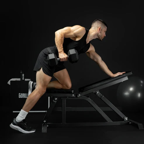 Adjustable Weight Bench in Black