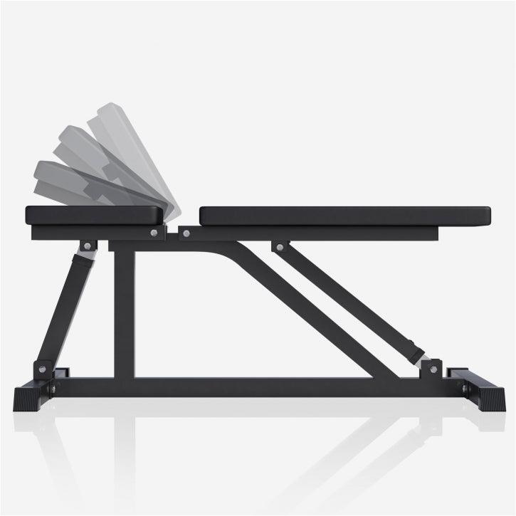 Adjustable Weight Bench in Black/White