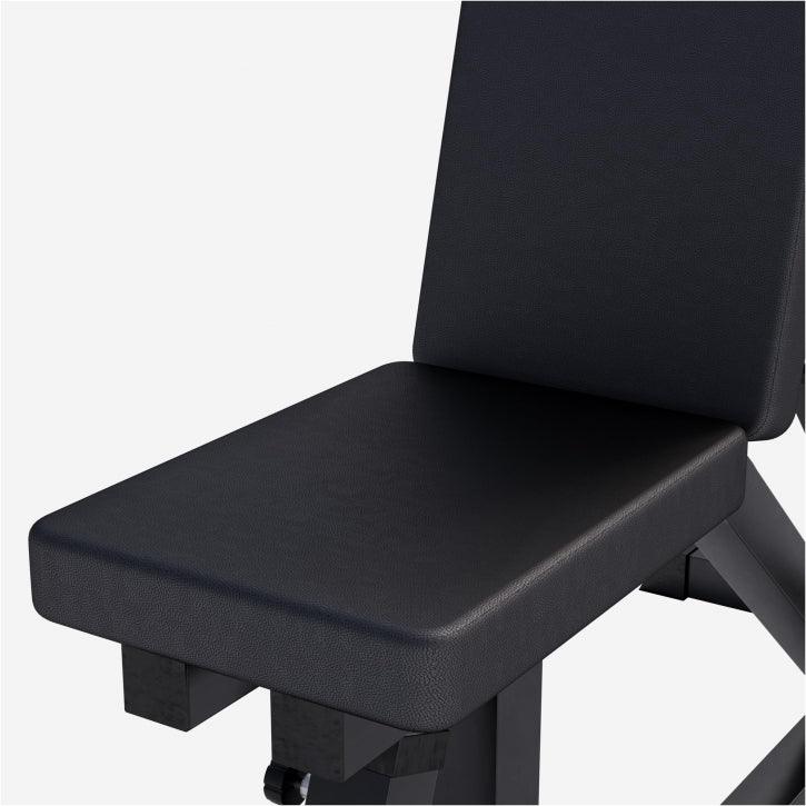 Adjustable Weight Bench in Black/White