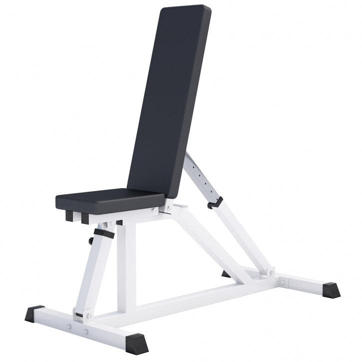 Adjustable Weight Bench in Black/White