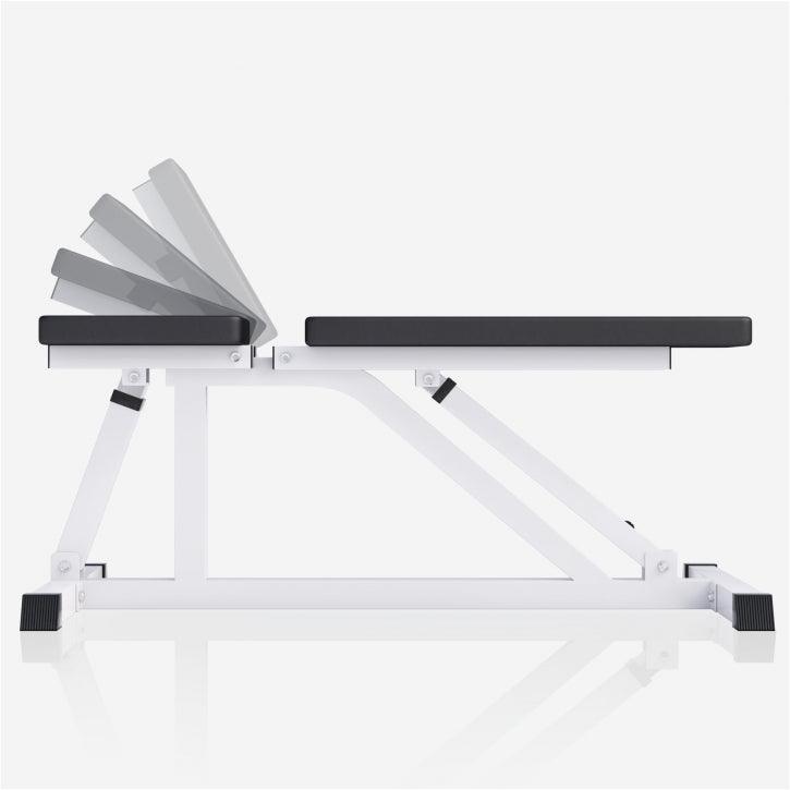 Adjustable Weight Bench in Black/White