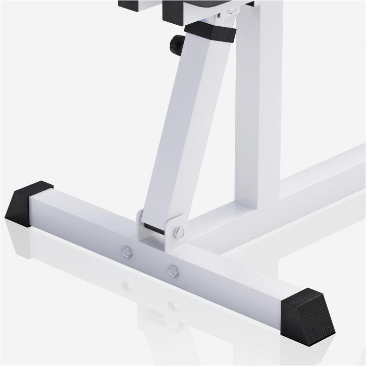 Adjustable Weight Bench in Black/White