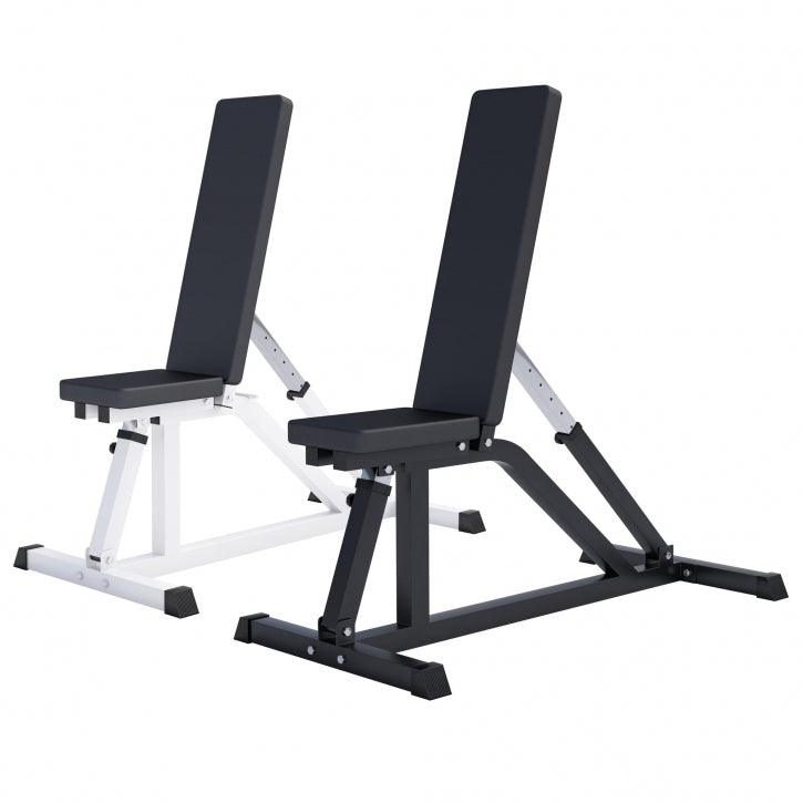 Adjustable Weight Bench in Black/White