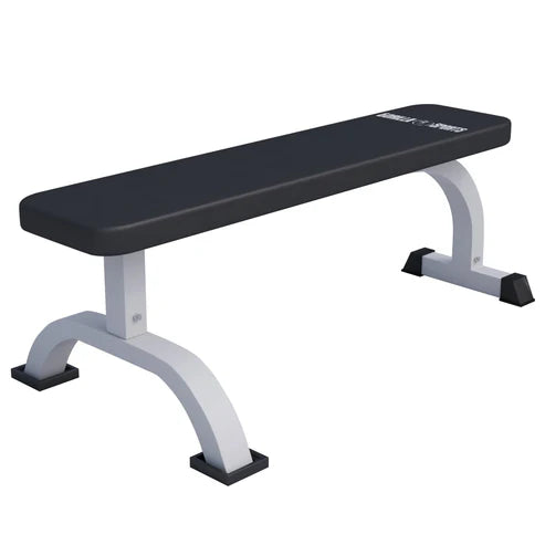 Flat Bench White/Black