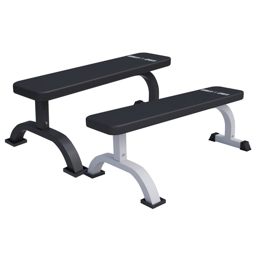 Flat Bench White/Black