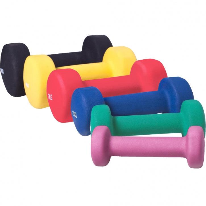 Neoprene Dumbbells (Set 2 x 0.5 - 5 kg)