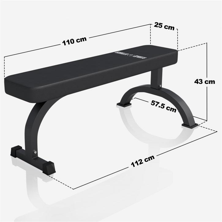 Black Flat Bench