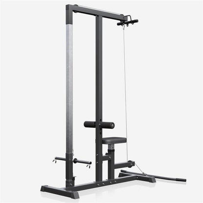 Lat Pull-Down Station in White/Black