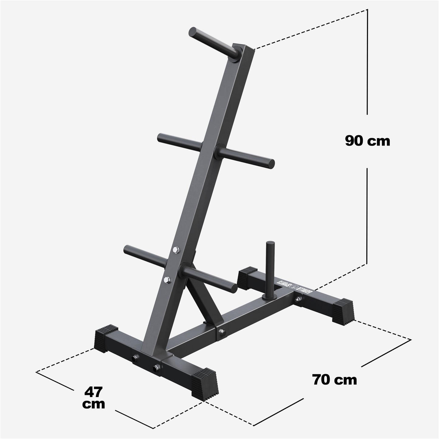 Weight Plate Tree with 4 Bars (30/31 mm)