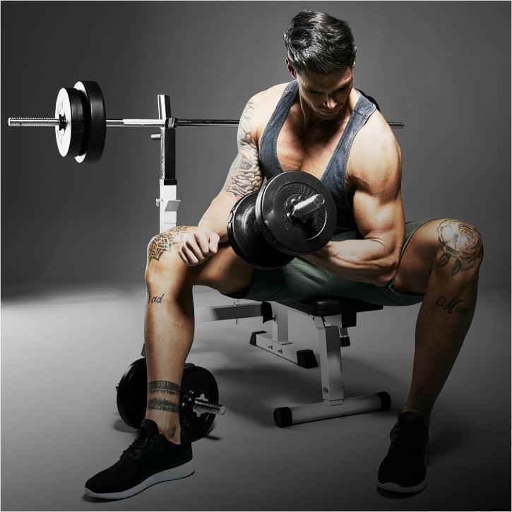 Weight Bench with Dip Station