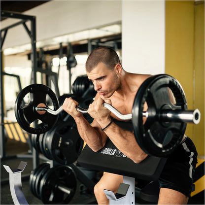 Preacher Curl Bench White/Black