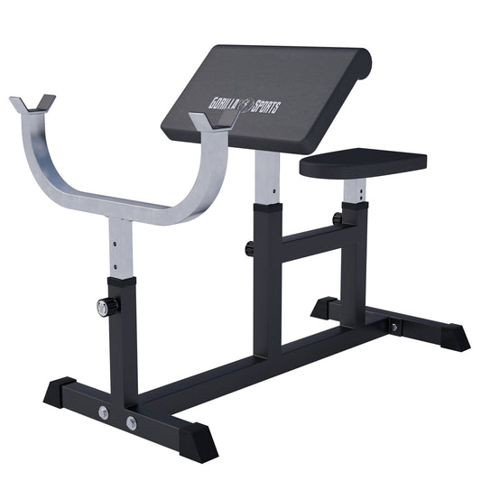 Preacher Curl Bench White/Black