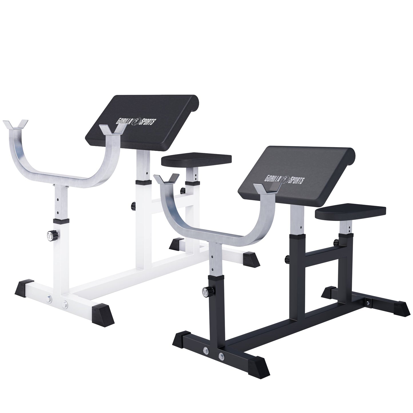 Preacher Curl Bench White/Black