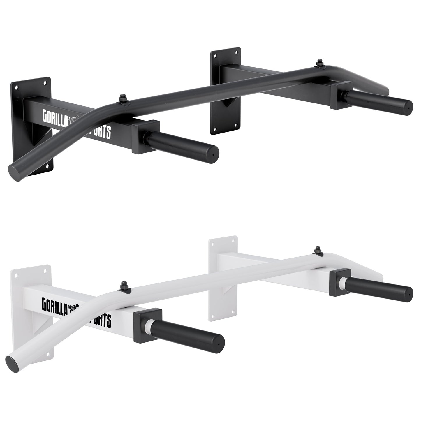 Wall Mounted Pull-Up Bar Black/White