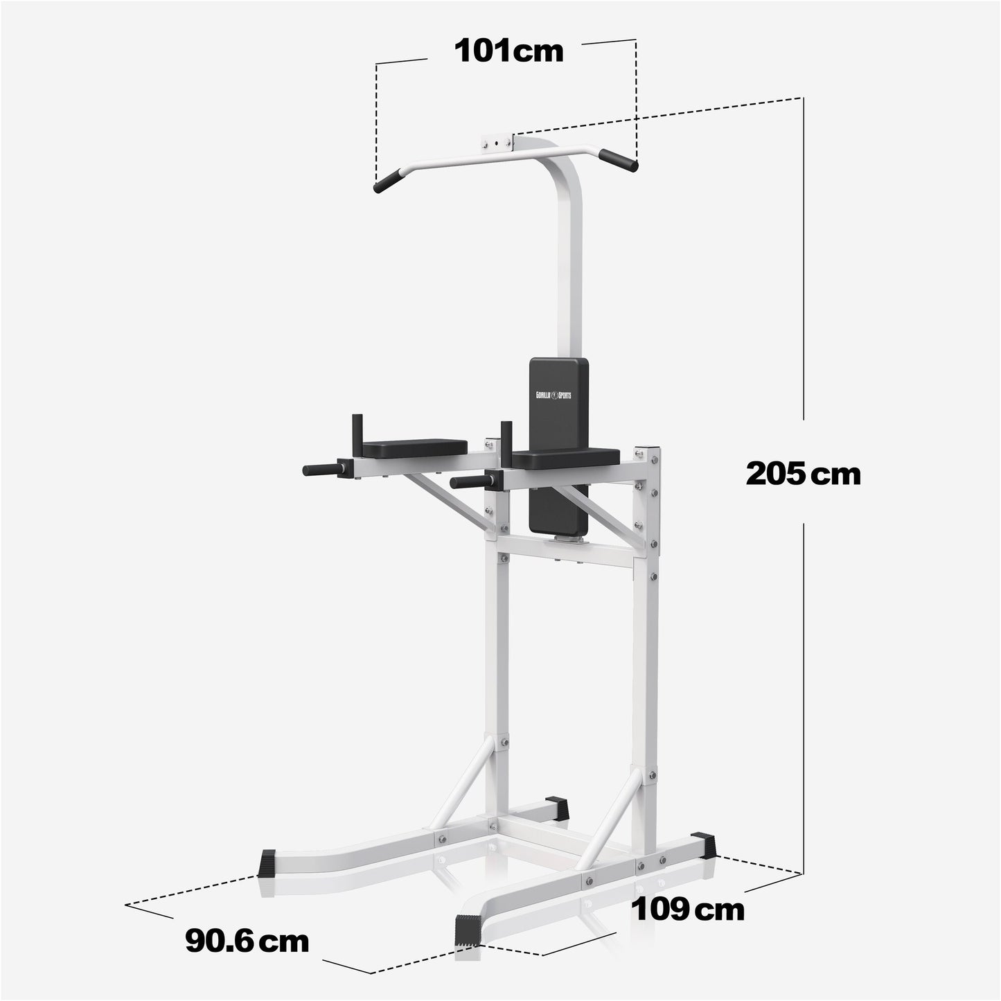 Pull-Up Station White/Black